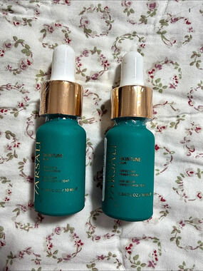Versa Skin Tune Serum Facial Serum Duo Green & Gold NWT